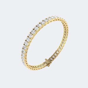 8.00CTW Oval Shape Tennis <b>Bracelet</b> - Product Image 6