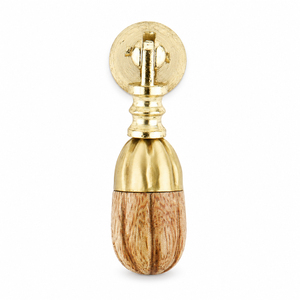 Wholesale Natural Handmade Drawer Knobs Drop Decorative Cabinet <b>Pulls</b> High Quality Wooden Furniture Handles and Knobs - Product Image 1