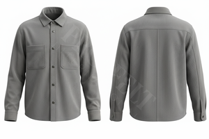 เสื้อผ้าเครื่องแต่งกายเสื้อเดรสธรรมดามีกระดุมด้านหน้ามีกระเป๋า2ข้างใส่ลำลองเสื้อเดรสผ้าคอตตอนเนื้อเรียบ - Product Image 2