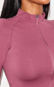 Conjunto de Yoga de Invierno para Mujer, Tallas Grandes, al por Mayor, Chaqueta Ajustada de Manga Larga y Sujetador Deportivo, Ropa de Gimnasio y Fitness - Product Image 4