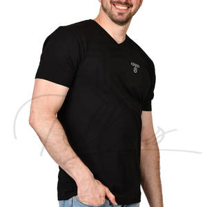 High Quality <b>Men</b> <b>Extra</b> <b>Long</b> Slim V-Neck <b>T</b>-<b>Shirt</b> Best Selling <b>T</b>-<b>Shirt</b> for <b>Men</b> Solid Color <b>Extra</b> <b>Long</b> Slim V-Neck <b>T</b>-<b>Shirt</b> - Product Image 5