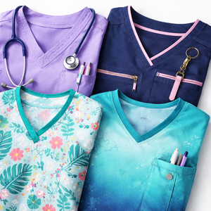 Conjuntos de Uniformes Médicos de Algodón Tejido Personalizados al por Mayor en Varios Colores y Tallas - Servicio OEM para Pedidos al por Mayor para Hospitales - Product Image 4
