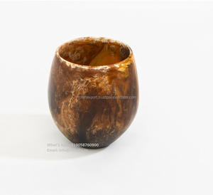 Boissons en résine personnalisées en résine de luxe tasse à café multicolore Fairy Garden Mini boissons tasses artisanat pour la maison - Product Image 2