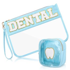 2 Bolsas de Aseo Portátiles para Higienistas Dentales, Regalos para Asistentes Dentales, Mujeres, Día de San Valentín, Diseñadas para Dentistas - Product Image 1