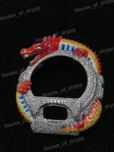Bisel para Reloj Red Dragon con Diamante Moissanite VVS, Serie 6900, Actualización - Product Image 4