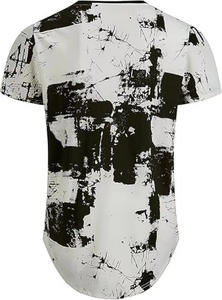 <b>Men's</b> Abstract Grunge Print T-Shirt Streetwear Short Sleeve Cotton Graphic Tee - Product Image 3