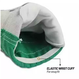 Heavy-Duty Cowhide Split Leather Driving Gloves Top Safety Industrial Driver Gloves with Goat Grain Hand Arm Protection Features - Product Image 5