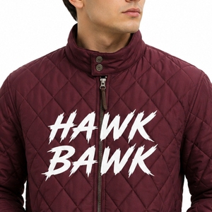 Veste matelassée moderne pour homme, style décontracté, avec motif losanges, pour le quotidien et l'hiver - Product Image 4