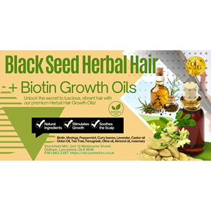 Aceite Capilar Herbal de Semillas Negras con Biotina 250ml, Crecimiento Natural, Cuidado Nutritivo del Cuero Cabelludo - Product Image 3