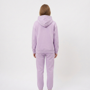 Women's Hooded Tracksuit <b>Set</b> Full Length Hoodie With <b>Matching</b> <b>Jogger</b> Pants Casual Wear Solid Color Tracksuits For Women - Product Image 2