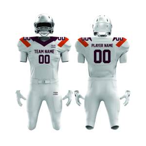 Custom Wholesale <b>Cheap</b> Blank Practice Sublimated Printing Youth Custom Uniform Wear Flag American <b>Football</b> Jersey - Product Image 1