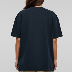 Nueva Camiseta de Verano para Mujer, Estilo Casual, Corte Regular, 100% Algodón Grueso, Cuello Redondo, Manga Corta, con Apliques Estampados - Product Image 2