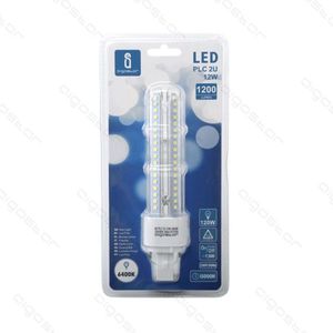 Lampadina Led Plc 2u 12w 6400k bianco freddo a risparmio energetico per retrofit e aggiornamento - Product Image 1