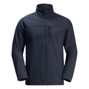 Veste softshell homme personnalisée, respirante, légère, avec poche poitrine, col montant, pour l'hiver, vente en gros - Product Image 4