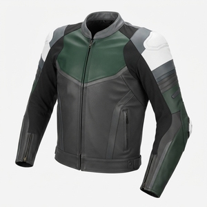 Custom Plus Size Unisex Leather Motorcycle <b>Jacket</b> Breathable Printed OEM <b>Racing</b> <b>Jacket</b> for Adults Anti-UV Ventilated - Product Image 3
