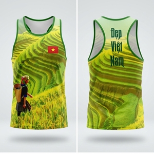 Custom Runner Tank Top OEM ODM Wholesale Quick Dry <b>Running</b> <b>Singlet</b> Manufacturer - Product Image 6