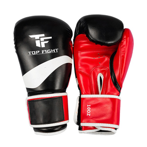 ถุงมือชกมวยแบบกำหนดเอง พิมพ์ลายสำหรับนักมวย MMA คิกบ็อกซิ่ง ฝึกซ้อม ถุงมือชกมวยหนัง PU ปักโลโก้ตามสั่ง - Product Image 1