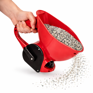 Épandeur d'engrais rotatif portatif, capacité de 4 lb, pour graines de gazon, entretien des pelouses et épandage en jardin ODGGAR023 - Product Image 1