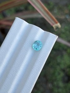 Turmalina Paraiba natural ovalada, piedra preciosa suelta, auténtica piedra preciosa azul verdosa para la elaboración de joyería fina, regalo. - Product Image 2