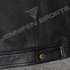Gilet en cuir personnalisable pour homme, respirant, séchage rapide, style classique hiver, veste sans manches pour moto, style urbain, couleurs personnalisées - Product Image 5