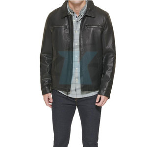 Breathable New Arrival <b>Men</b> <b>Leather</b> <b>Jacket</b> Casual Wear <b>Men</b> <b>Leather</b> Winter <b>Jacket</b> In Reasonable Price - Product Image 2