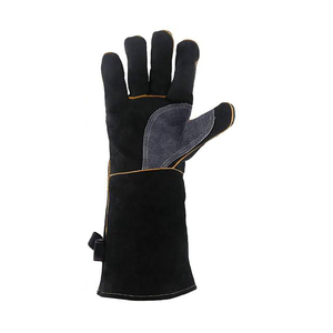 Professional Grade Leather Fire Heat Resistant Gloves Built Industrial Welding Safety Outdoor Long Duration Performance - Product Image 4