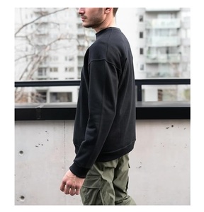 Men's Stylish Long Sleeve Sweatshirt New Collection Solid Color Comfortable Plus Size Waterproof Neck Shoulder Slope Bangladesh - Product Image 4