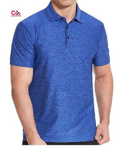 Camiseta Polo Personalizada para Hombre, de Verano, Manga Corta, Color Sólido, Cuello Camisero, Tejido de Algodón, Secado Rápido, Formal, Básica, para Golf - Product Image 5