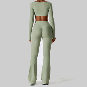 New Custom Fashion Yoga Sets Women's Sportswear Workout Sets for Women <b>Gym</b> Wear Women Sets Wholesale Rate Cheap Price 2026 - Product Image 2
