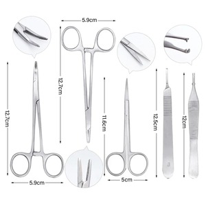 Oral Suture Set Medical Stencils Surgical Practice Training <b>Kit</b> Skin Training <b>Model</b> Tool Educational Teaching - Product Image 3