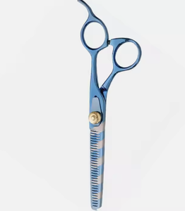 Ciseaux à effiler pour barbier en acier inoxydable de qualité A+ professionnels pour droitiers, couleur personnalisée, emballage personnalisé - Product Image 5