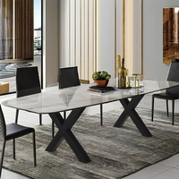 Ensemble de 2 pieds de table en acier, cadre en X carré robuste de 3.1 ", base de table industrielle noire
