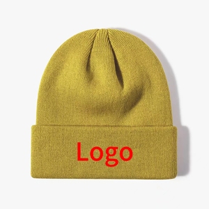 Bonnets en acrylique 100% neufs de haute qualité, chauds et tricotés pour l'hiver - Product Image 6