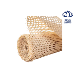 ตาข่ายหวายธรรมชาติ 100% บลูโลตัส ม้วนยาว 3-4 เมตร สีธรรมชาติ สำหรับงานเฟอร์นิเจอร์และงาน DIY - Product Image 1