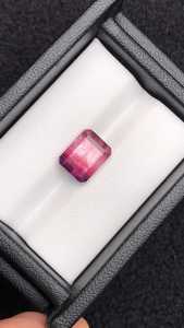Turmalina natural de origen afgano, gema suelta con corte esmeralda, piedra de cristal para la elaboración de joyas. - Product Image 3