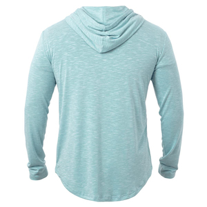 Sweat à capuche décontracté pour homme, tendance hiver, coupe oversize, effet vieilli et délavé, design effet pierre, en molleton de coton numérique - Product Image 3