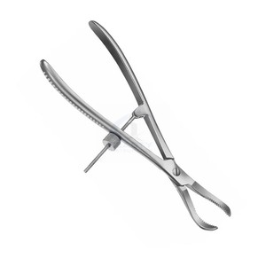 Pinza de sujeción ósea autocentrante Verbrugge de acero inoxidable para reducción y alineación de fracturas ortopédicas, instrumento quirúrgico - Product Image 1