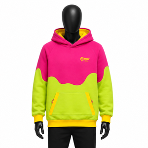 Hoodie long unisexe personnalisé pour le snowboard, imperméable, coupe oversize, chaud en polaire pour l'hiver, style streetwear sportif - Product Image 1