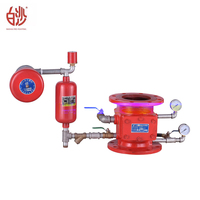 Valve d'alarme de déluge de lutte contre l'incendie durable de haute qualité rouge en laiton