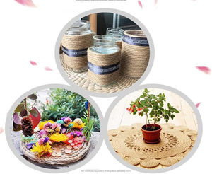 1/6 (4mm) x 328 ft (100 mét) tự nhiên thân thiện với môi 100% đay nhiệm vụ nặng nề sợi dây thừng cây vườn ràng buộc thủ công đóng gói - Product Image 3