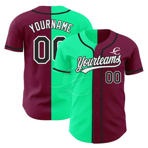 New Arrival Best Selling Breathable Short Sleeve Baseball Jersey for Men - Product Image 4