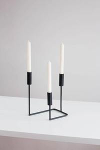 Modern Matte Black Metal <b>Candle</b> Stand Set of 3 Taper Holder Home Decoration at <b>Cheap</b> Price - Product Image 3