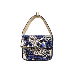 Sac à bandoulière en toile pour enfants, motif citron, avec perles, fermeture à loquet, sangle unique - Product Image 6