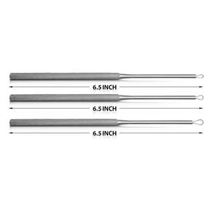 Juego de Herramientas para Remover Cera de Oídos Billeau de Acero Inoxidable, 3 Piezas, Grado Médico, Cureta para Oídos, Kit de Limpieza de Oídos, Higiénico y Duradero - Product Image 3