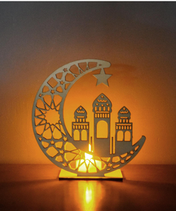 โคมไฟไม้คลาสสิกสำหรับอีดอัลฟิตรและรอมฎอน ขายส่ง เป็นมิตรกับสิ่งแวดล้อม ดีไซน์สั่งทำได้ พิมพ์แบบ Letterpress ปี 2025 - Product Image 5