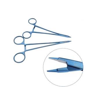 Pinzas Microquirúrgicas de Aleación de Titanio de Alta Calidad, Portaagujas Manual, Instrumento Oftálmico Reutilizable - Product Image 3