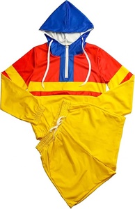 เสื้อกันลมสองชิ้นชุดวอร์มสั้นผ้าไนลอน100% โพลีเอสเตอร์สำหรับฤดูร้อน - Product Image 5