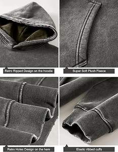 Sweat-shirt à capuche oversize vintage pour homme, confortable et chaud pour l'hiver, imprimé numériquement, brodé, coupe-vent, séchage rapide, pull-over 2026 - Product Image 5