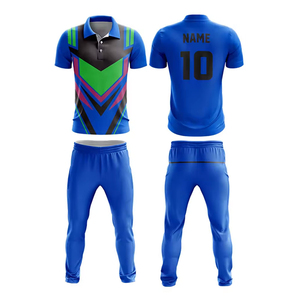 Comfortable Reversible Sports Wear Cricket Jersey and Shorts Sets for Adults Anti-Bacterial Breathable Uniform for sale - Product Image 4