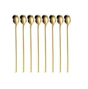 Restaurant Metal <b>Tea</b> Spoon Stainless Steel <b>Coffee</b> Spoon <b>Sugar</b> Stirring Spoon Dessert Cutlery Premium Quality - Product Image 2